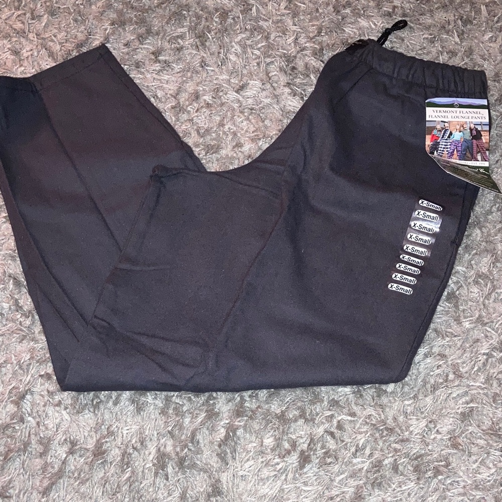 Unsex XS Vermont flannel company lounge sleep pants gray New